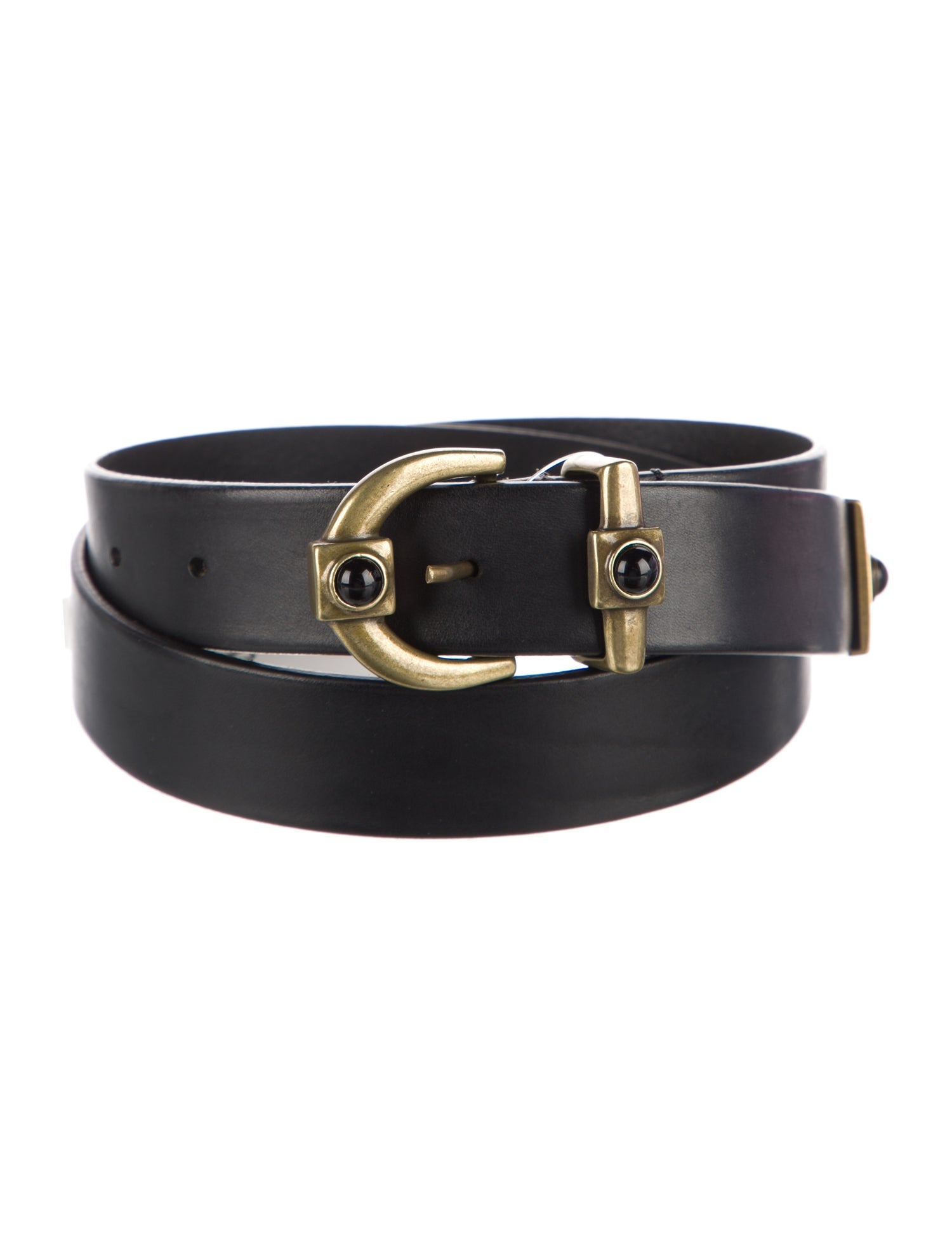 Etro Skinny Leather Belt