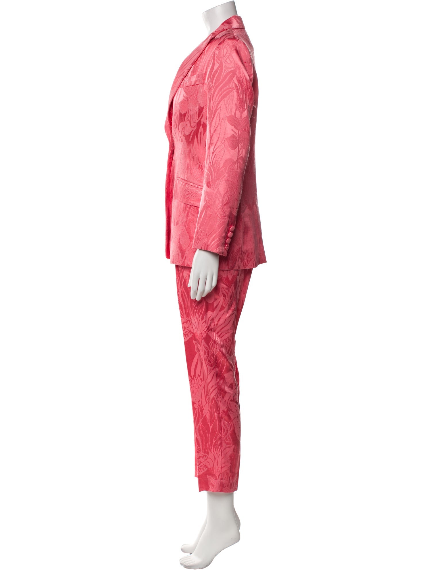 Etro Printed Embroidered Accent Pantsuit