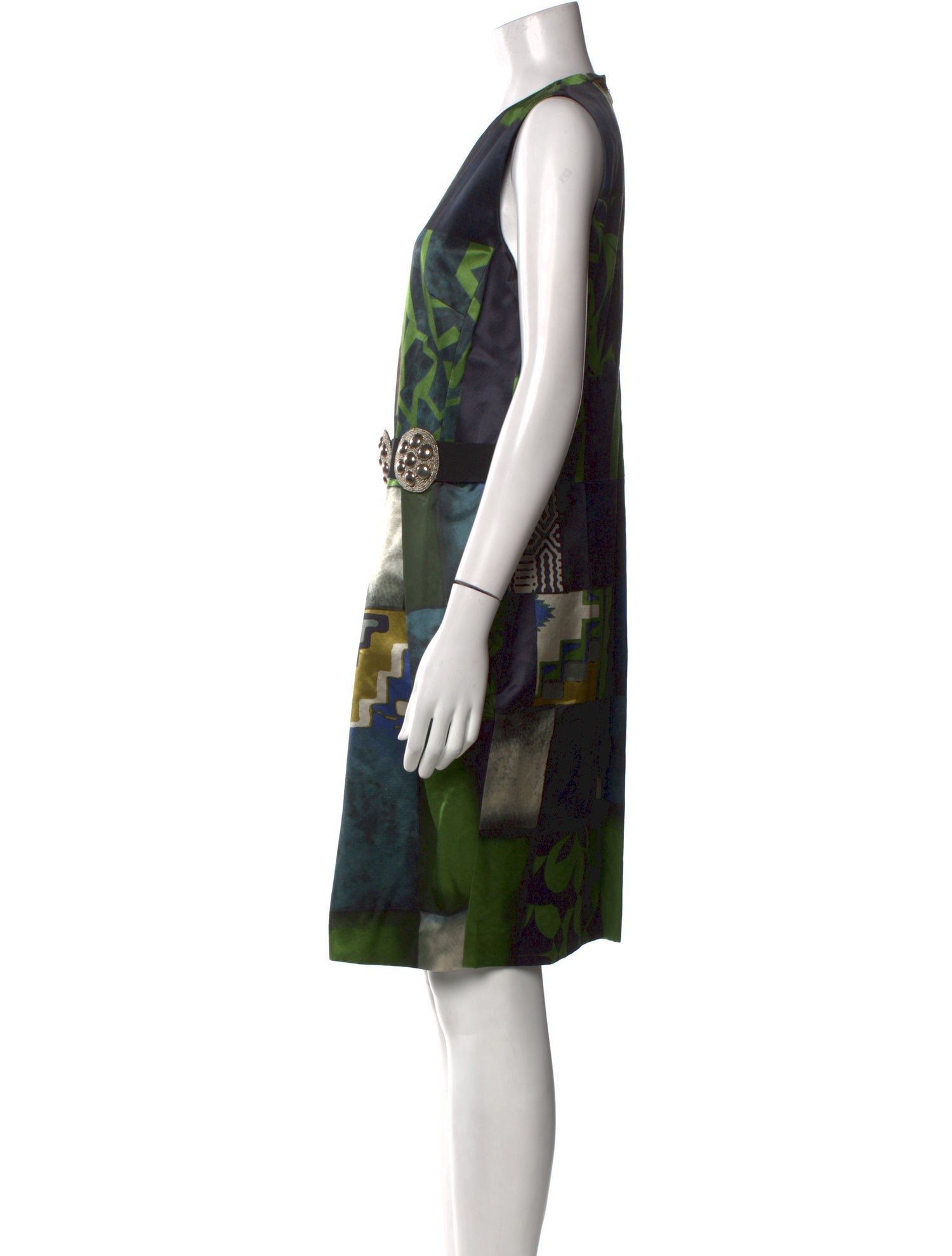 Etro Printed Knee-Length Dress