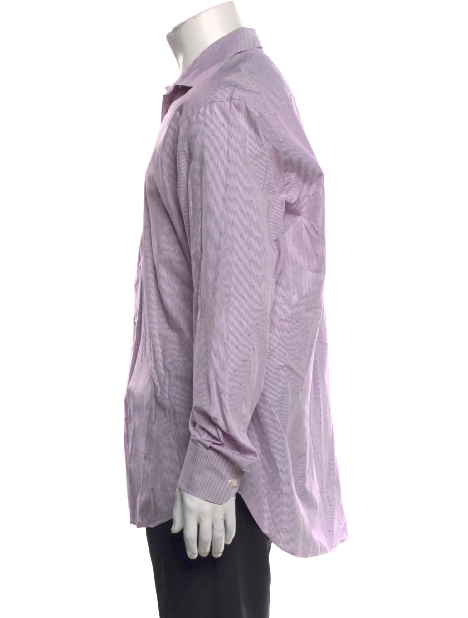 Etro Striped Long Sleeve Dress Shirt