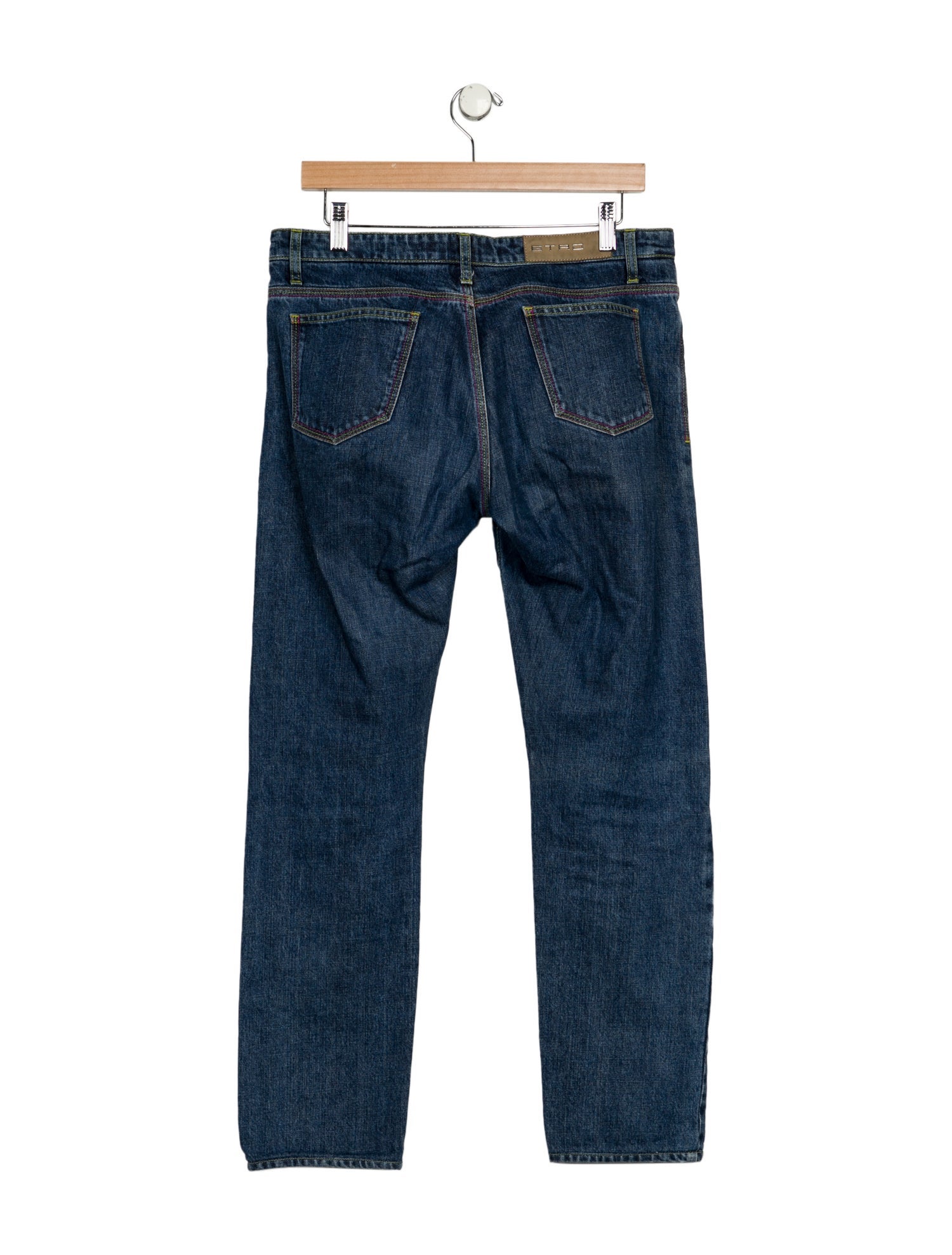 Etro Mid-Rise Straight Leg Jeans