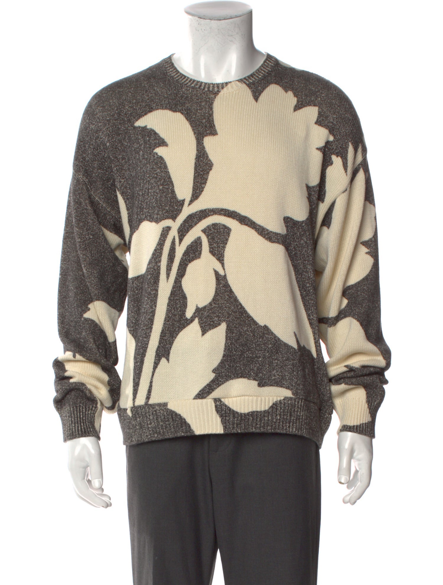 Etro Printed Crew Neck Pullover