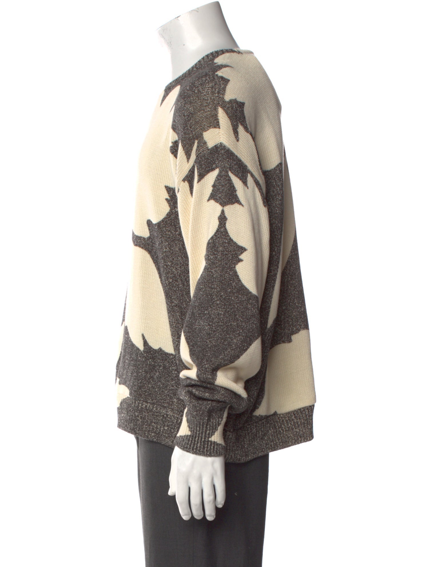 Etro Printed Crew Neck Pullover