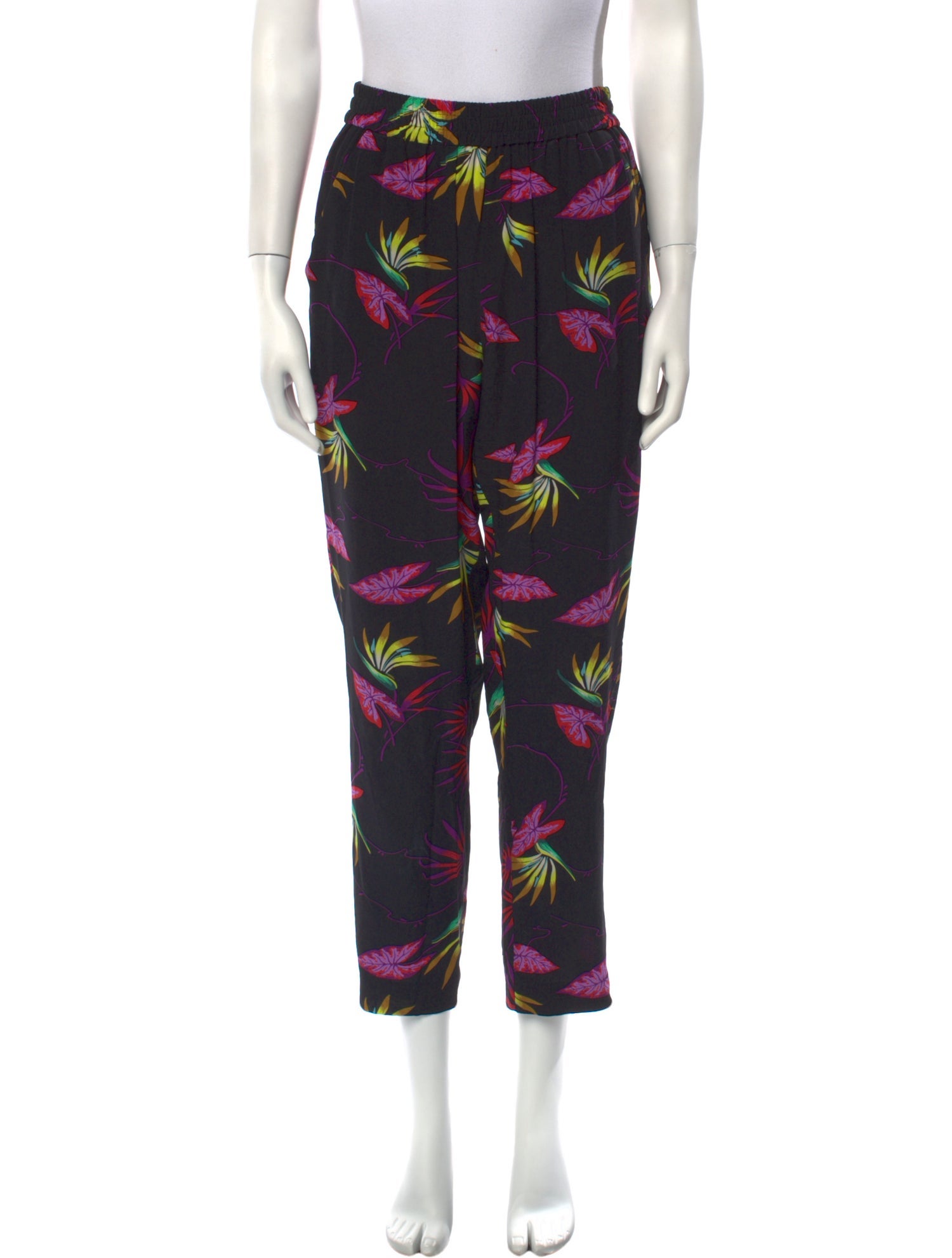 Etro Silk Straight Leg Pants