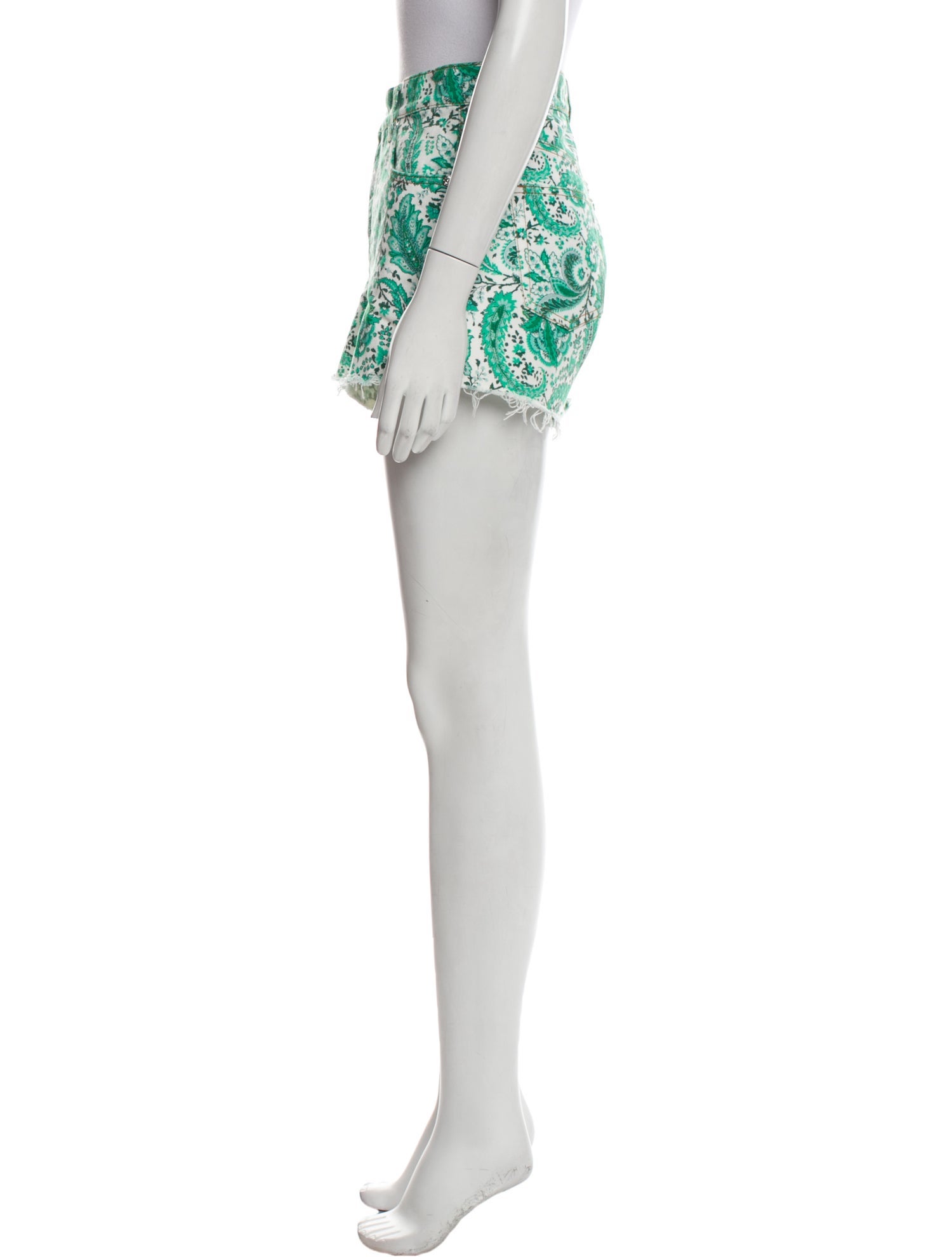 Etro Paisley Print Mini Shorts