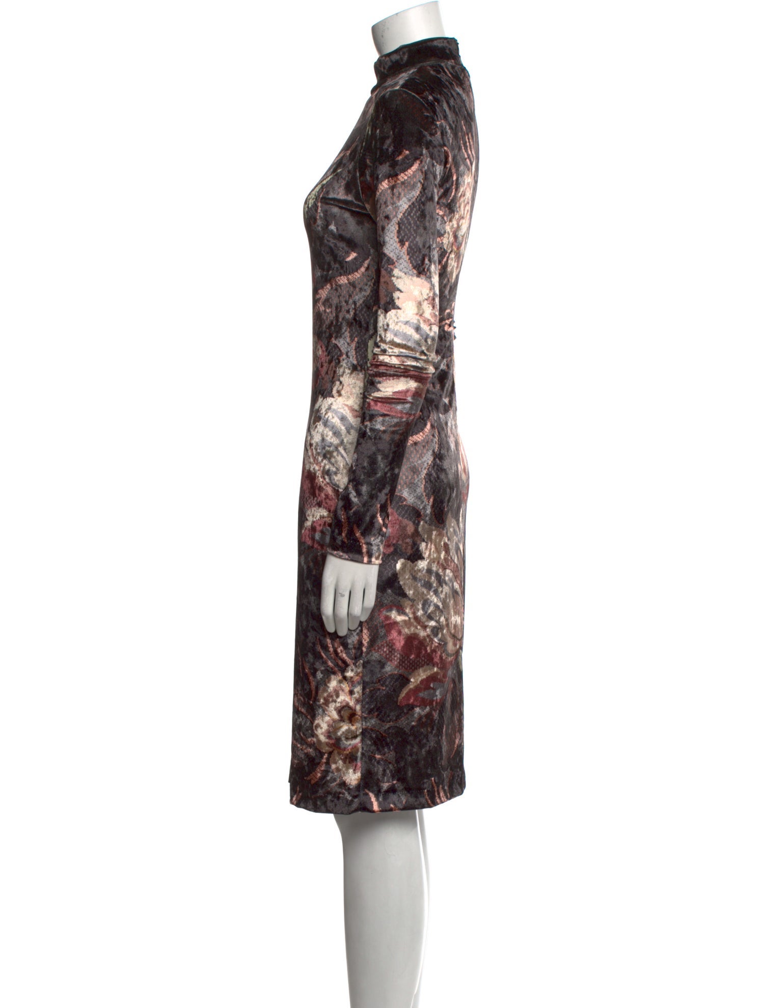 Etro Floral Print Knee-Length Dress