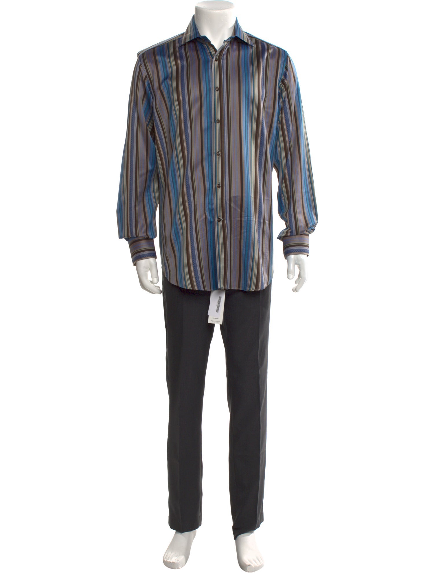 Etro Striped Long Sleeve Shirt