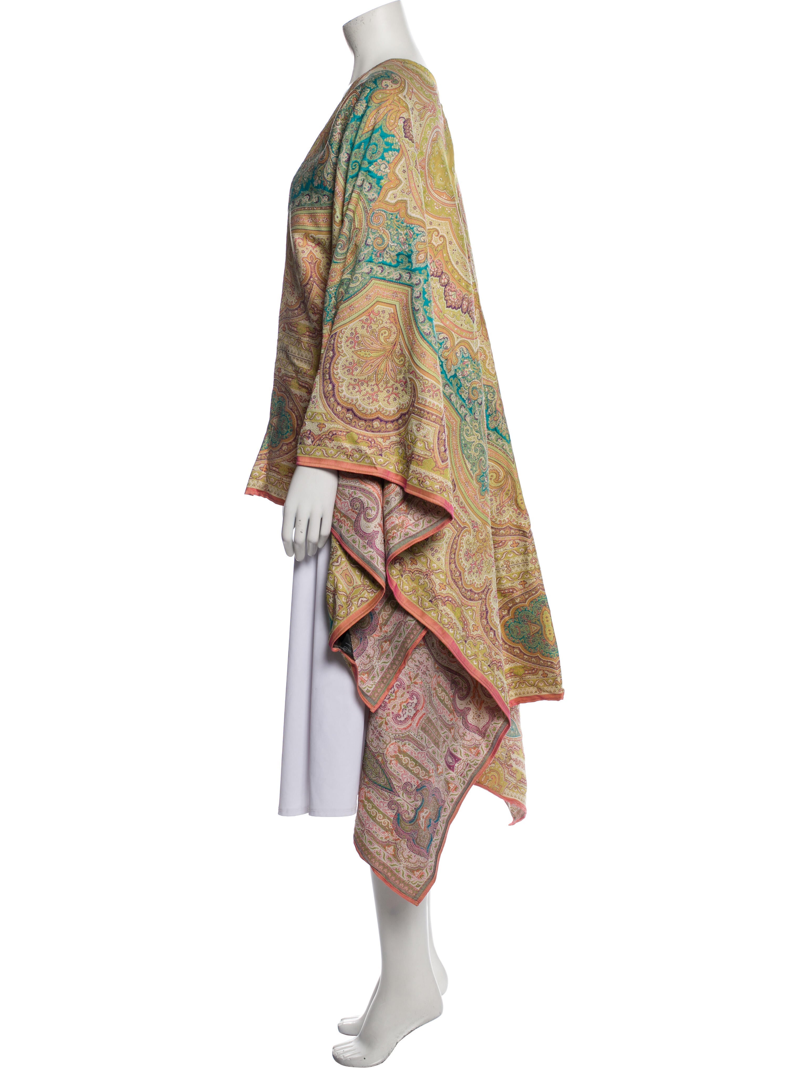 Etro Printed Cape w/ Tags
