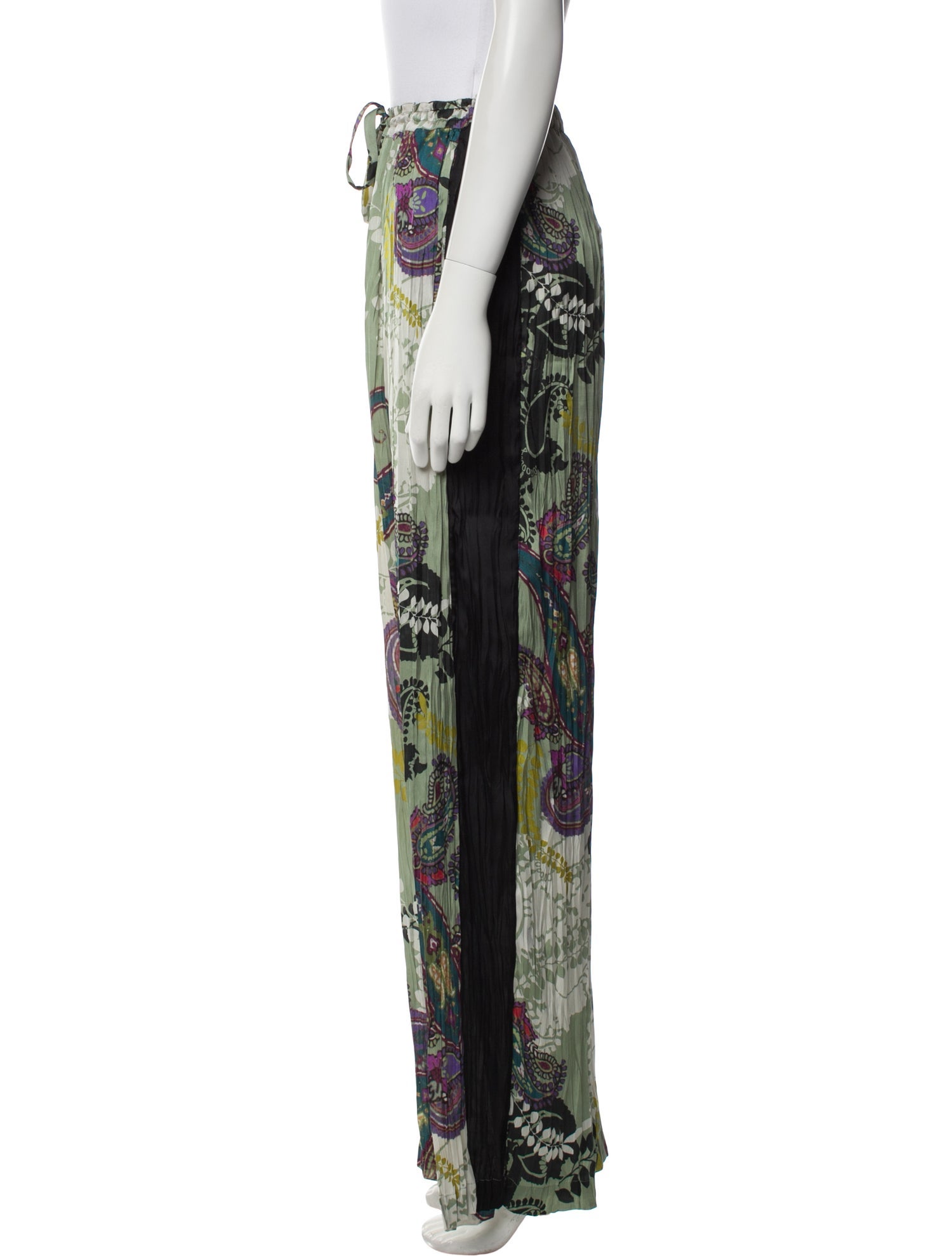 Etro Printed Wide Leg Pants