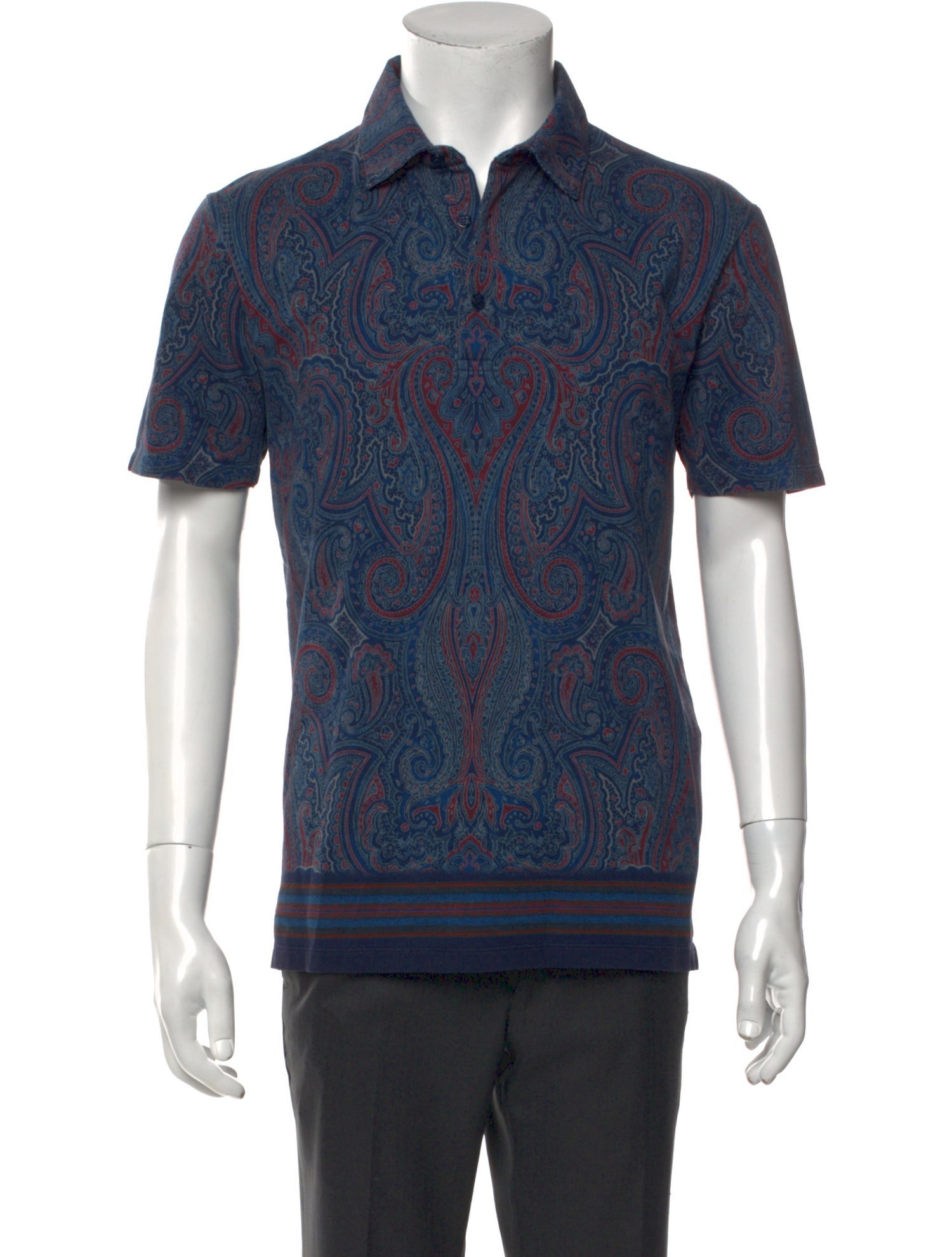 Etro Printed Short Sleeve Shirt