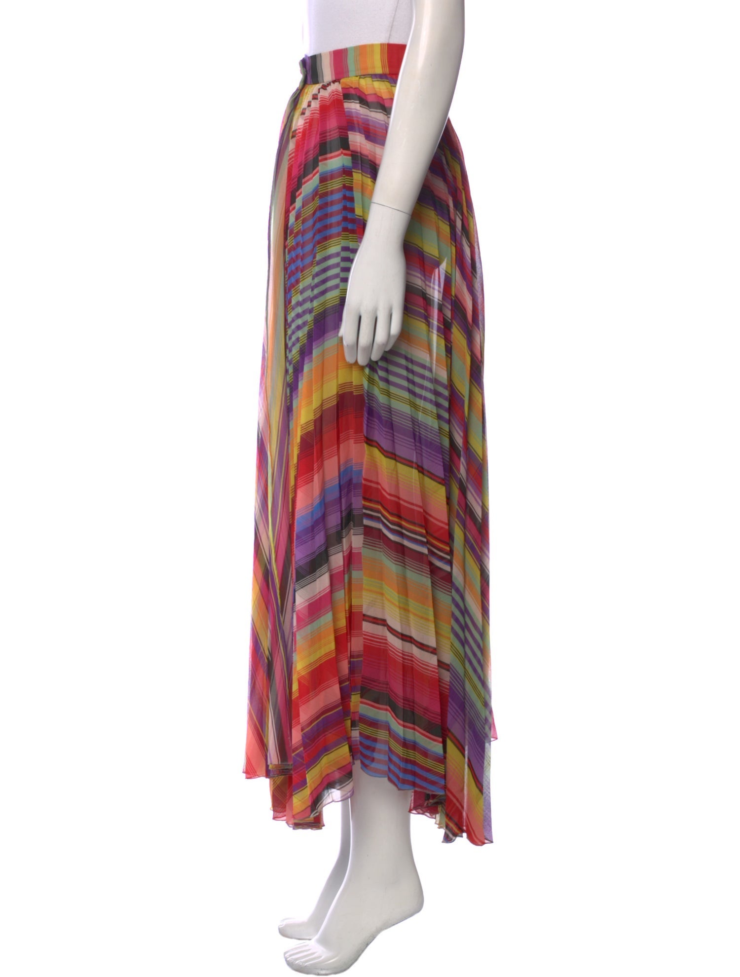 Etro Striped Long Skirt