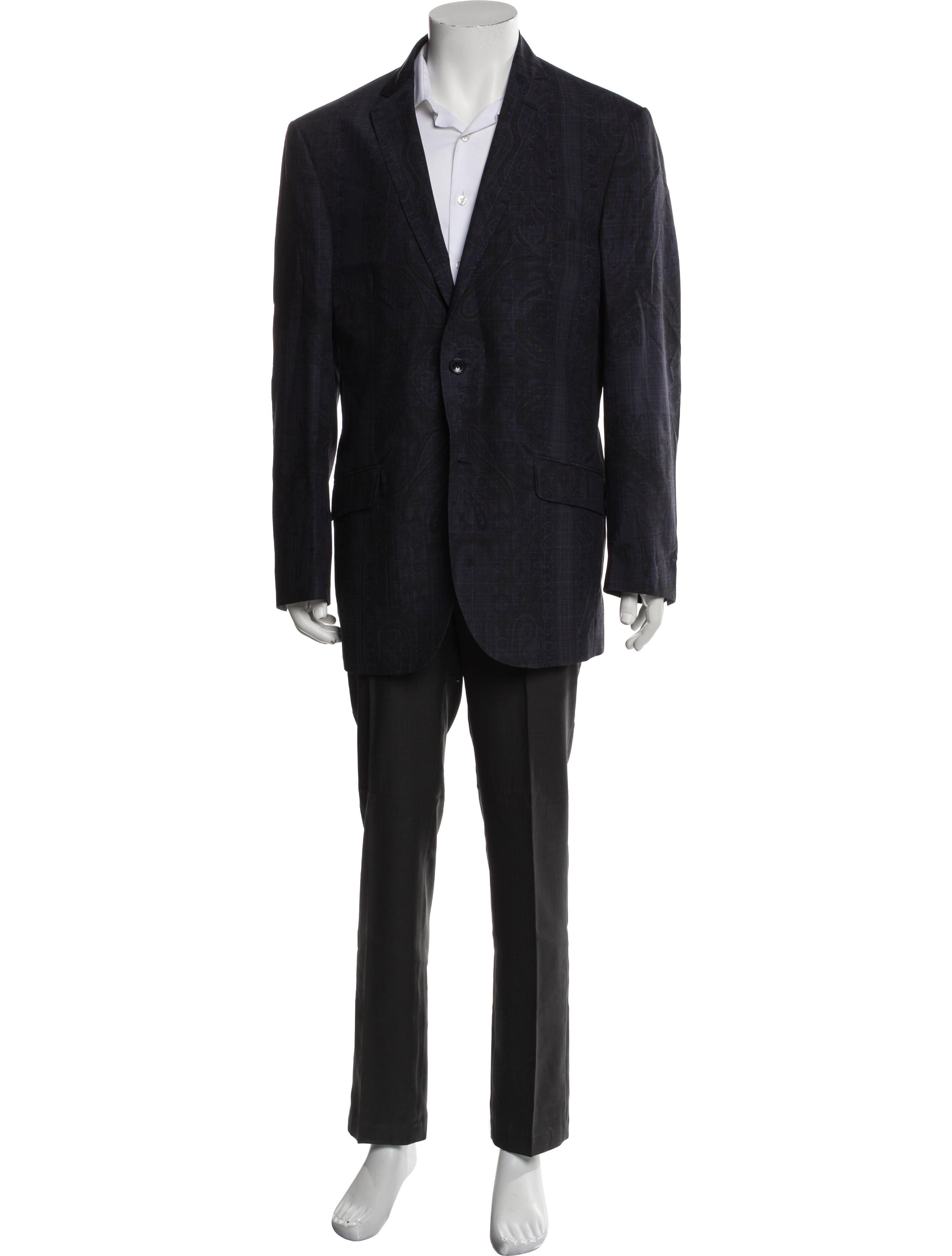 Etro Wool Beaded Accents Blazer