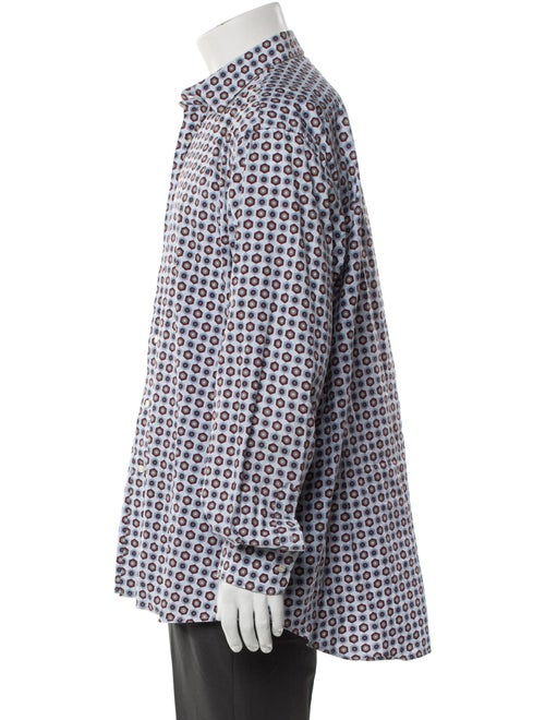 Etro Printed Long Sleeve Dress Shirt