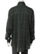 Etro Plaid Print Long Sleeve Dress Shirt