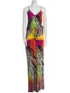 Etro Printed V-Neck Jumpsuit