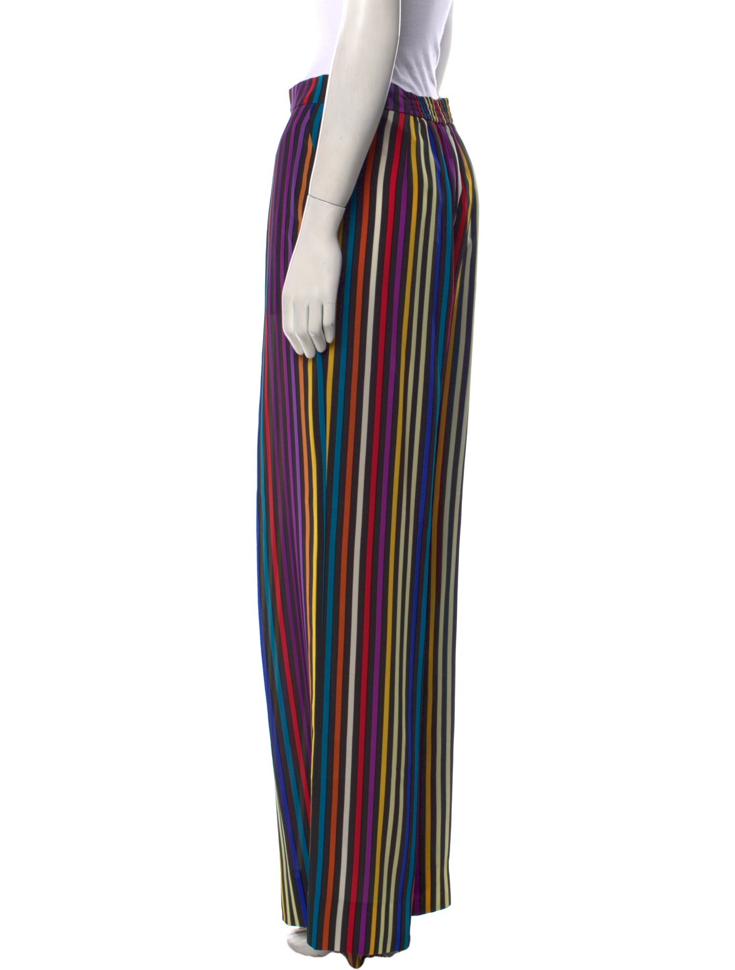 Etro Silk Wide Leg Pants