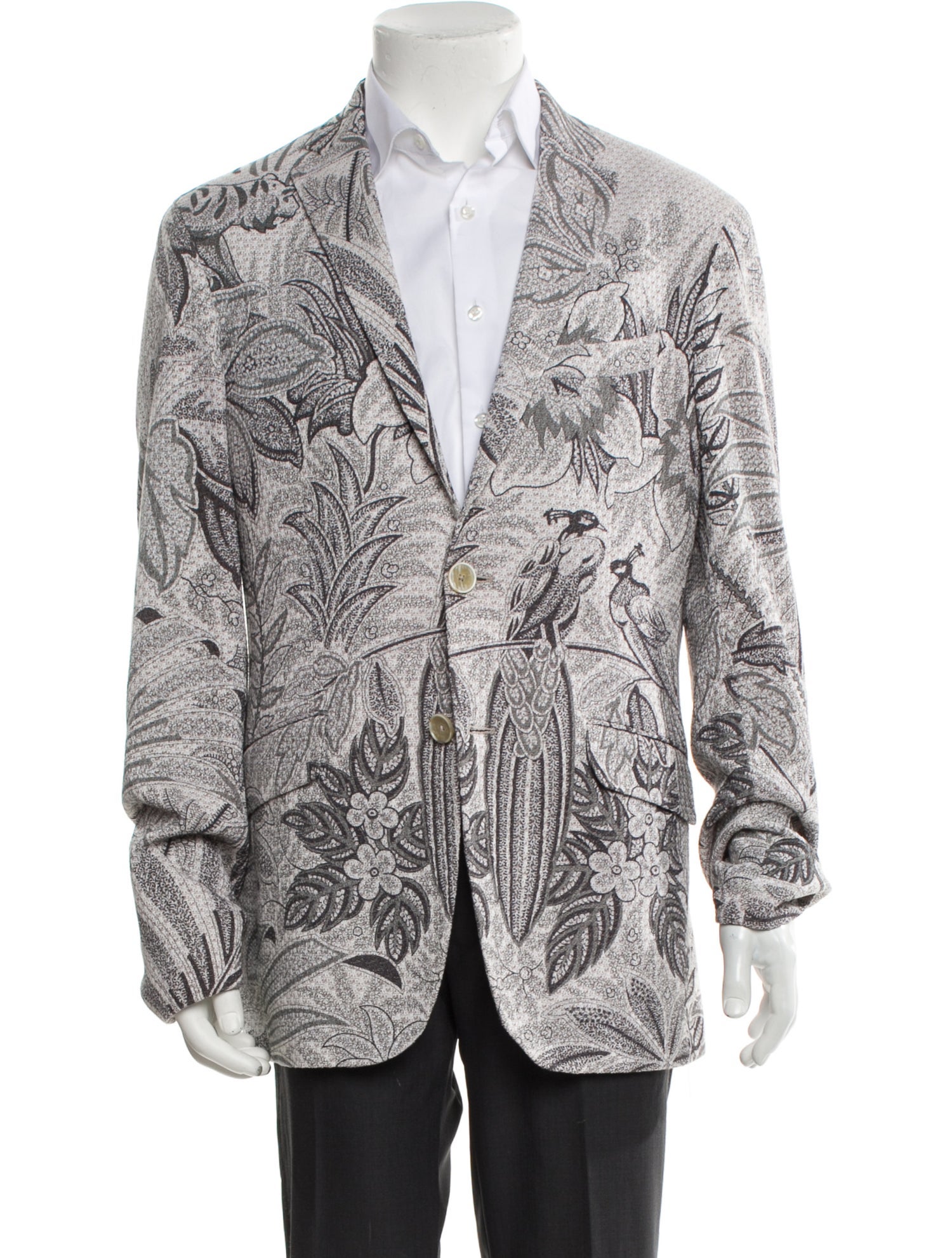 Etro Floral Print Blazer
