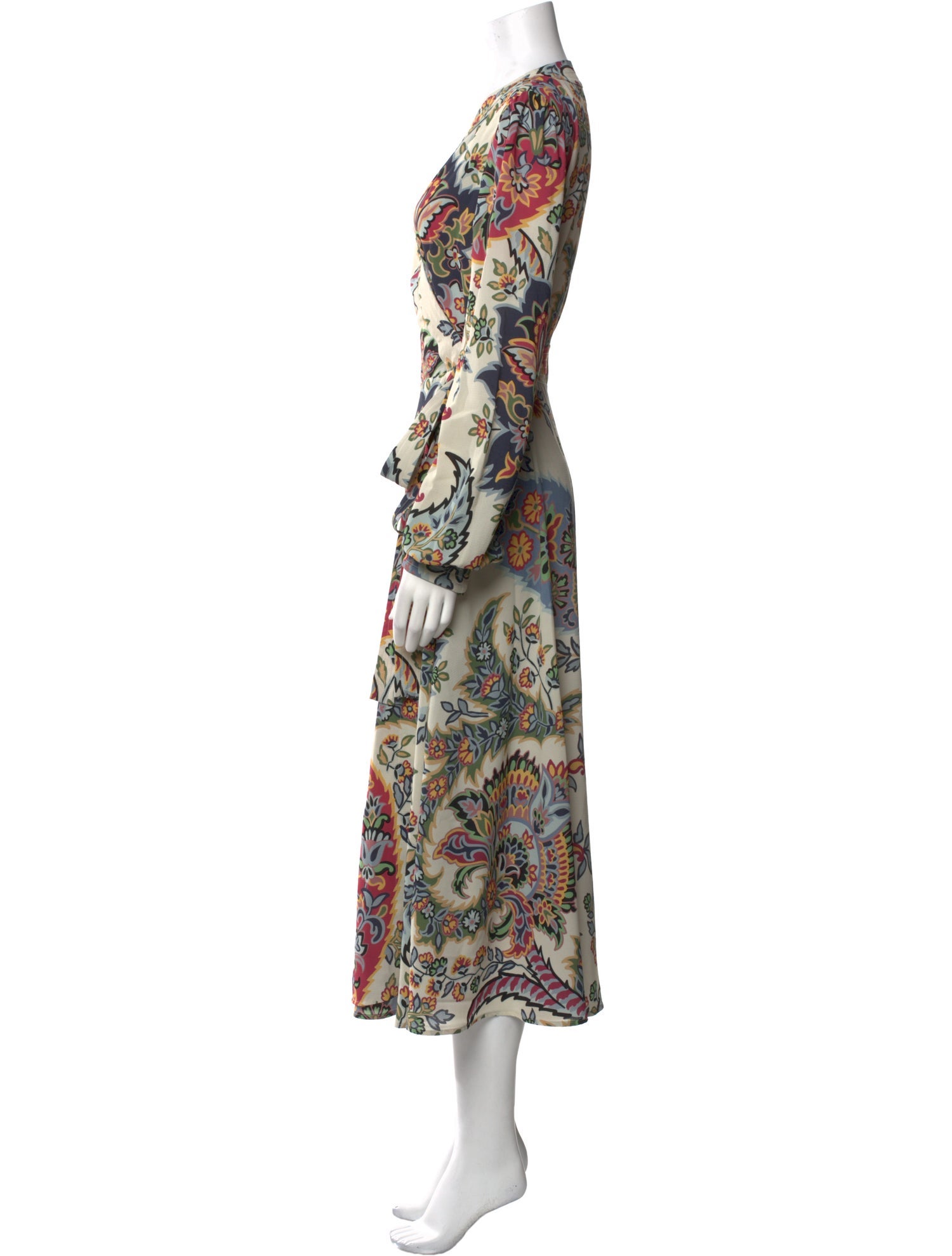 Etro Floral Print Long Dress