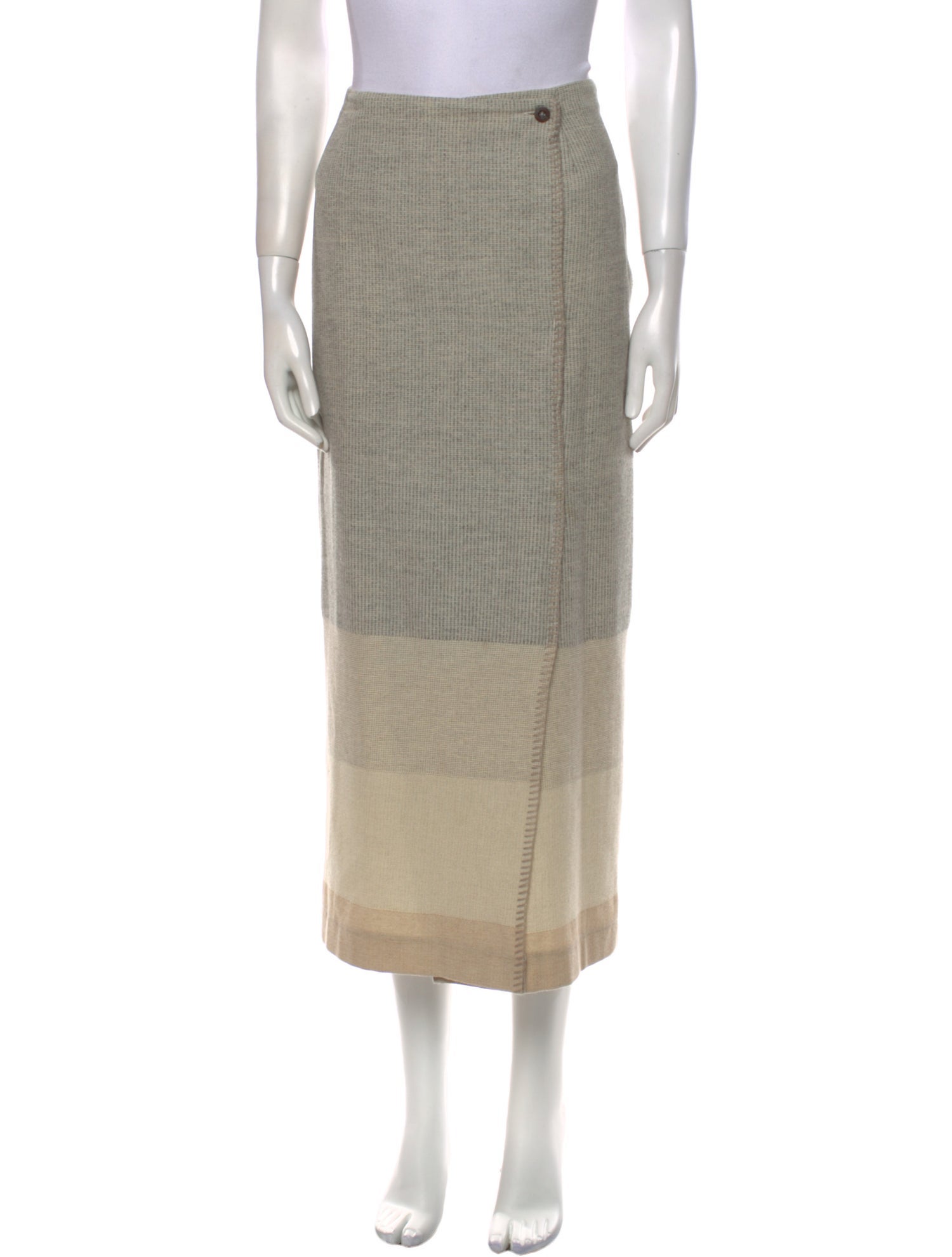 Etro Striped Midi Length Skirt