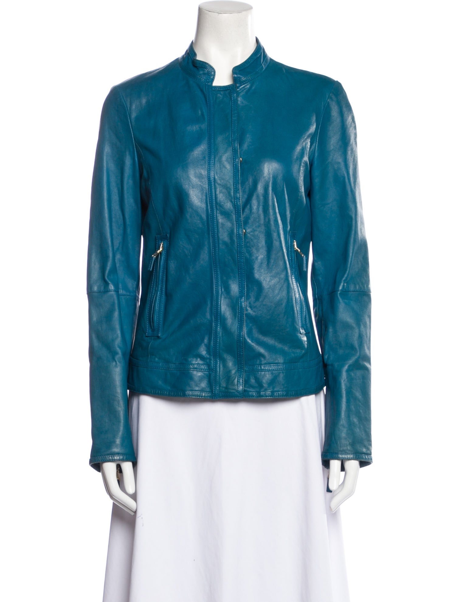 Etro Leather Biker Jacket