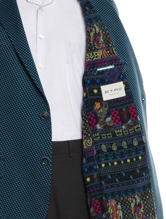 Etro Polka Dot Print Blazer