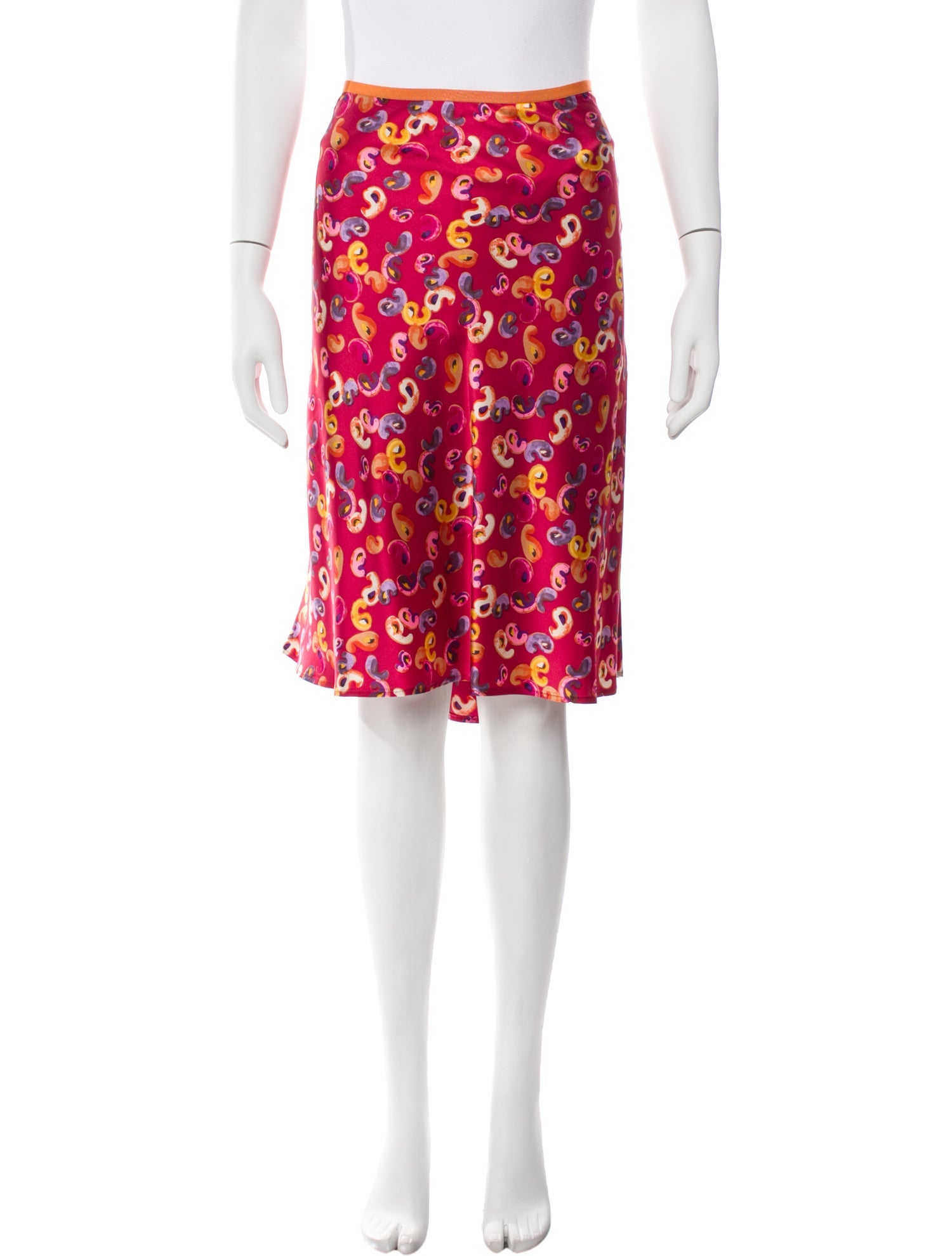 Sacai Floral Print Knee-Length Skirt - Red Skirts, Clothing