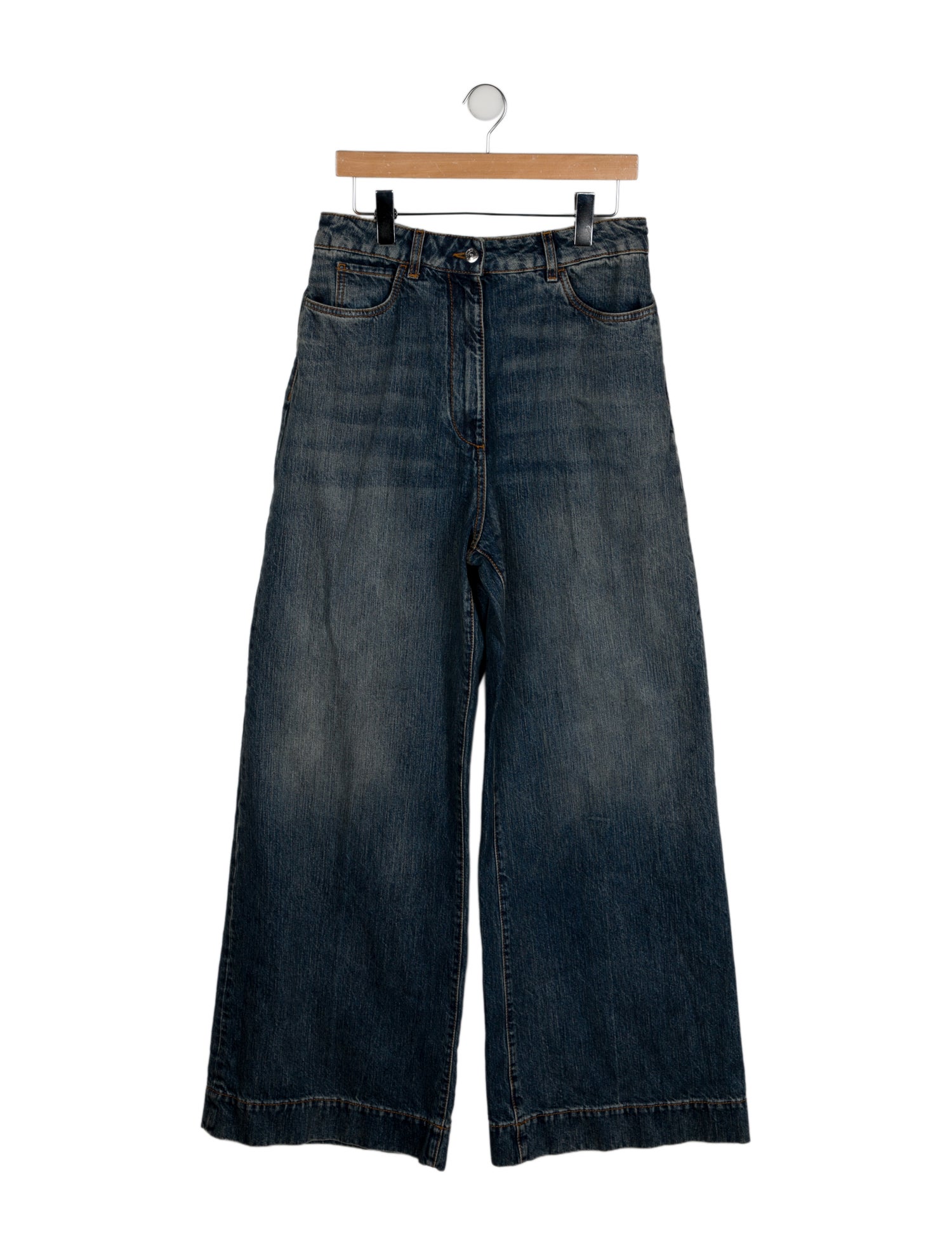 Etro High-Rise Wide Leg Jeans