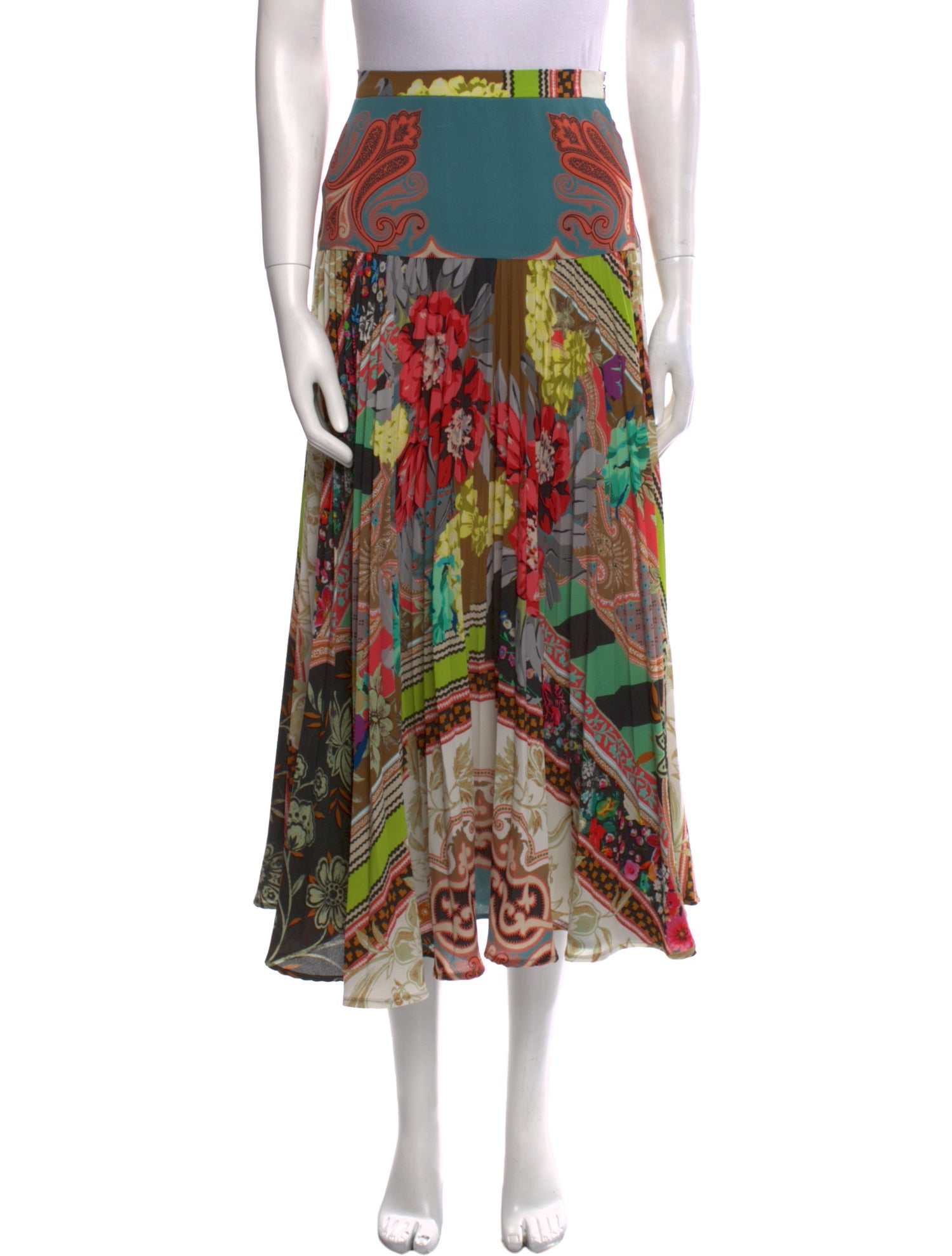 Etro Printed Midi Length Skirt