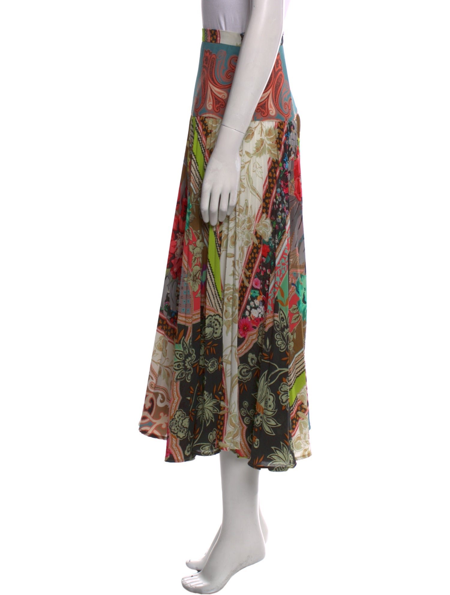 Etro Printed Midi Length Skirt