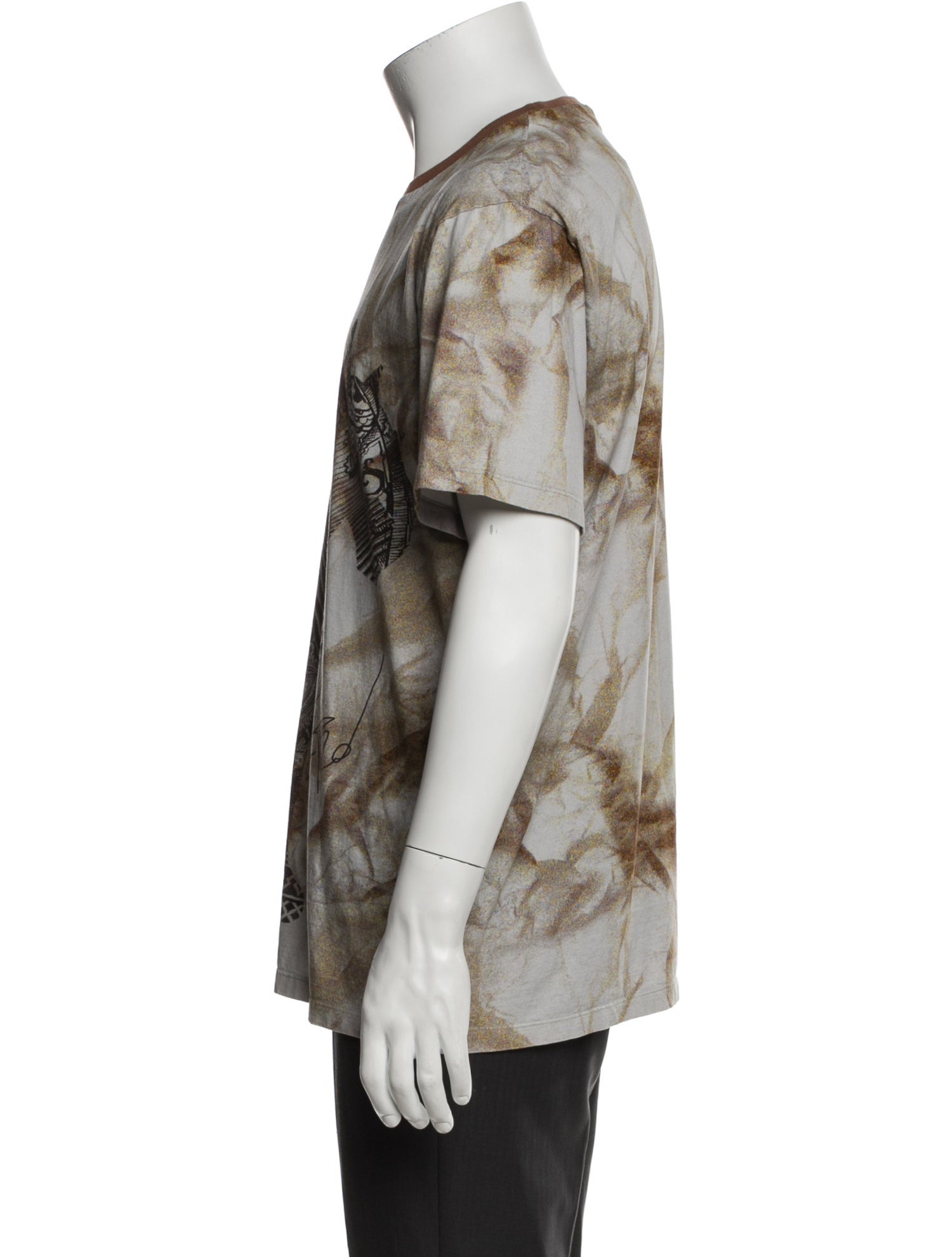 Etro Printed Crew Neck T-Shirt