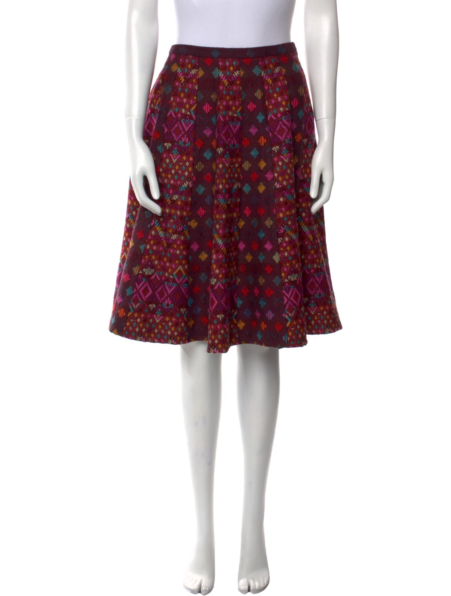 Etro Wool Knee-Length Skirt