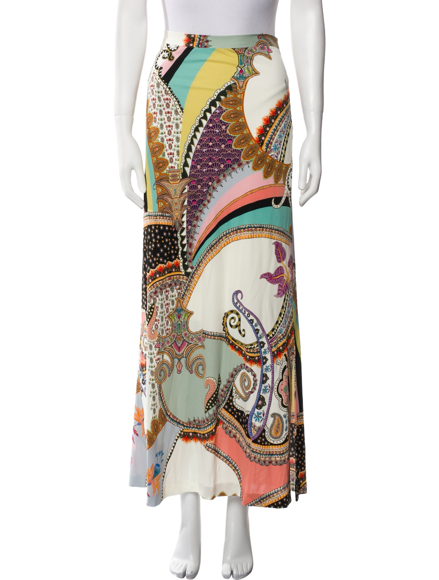 Etro Printed Long Skirt