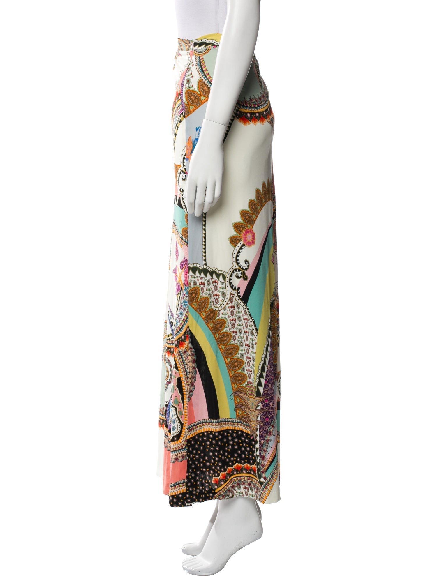 Etro Printed Long Skirt