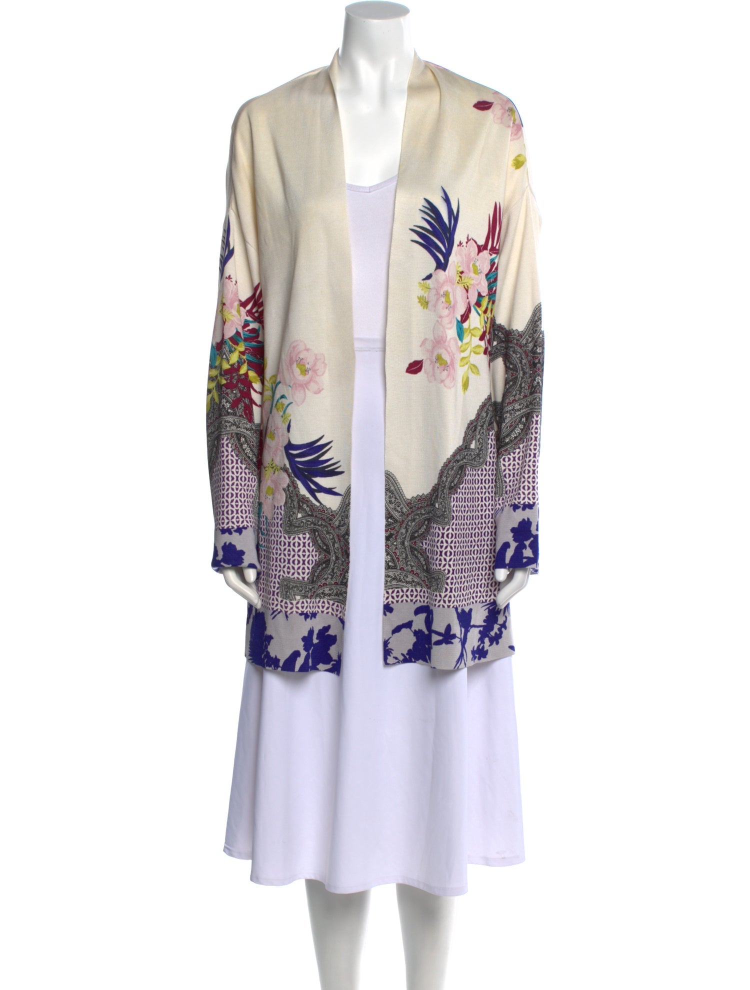 Etro Silk Floral Print Sweater