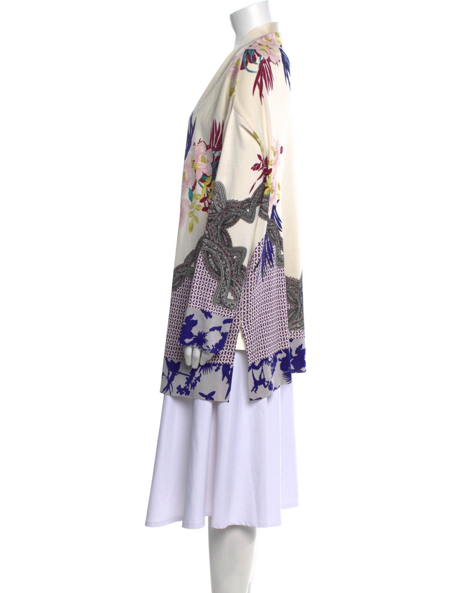 Etro Silk Floral Print Sweater