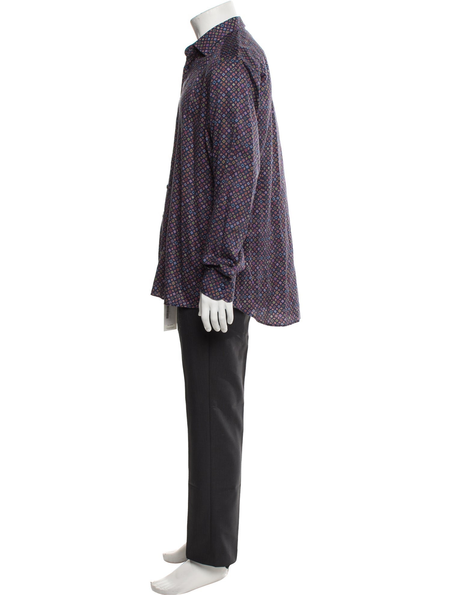 Etro Printed Long Sleeve Shirt