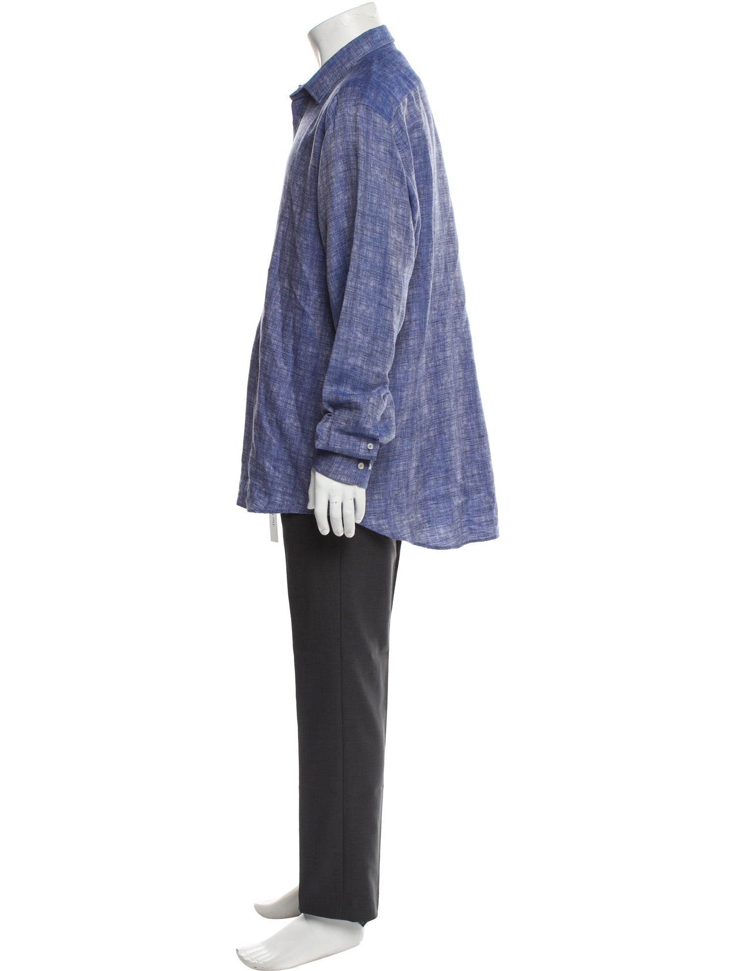 Etro Printed Long Sleeve Dress Shirt