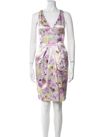 Etro Dresses Floral Print Knee-Length Dress XS