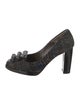 Etro Tweed Printed Pumps