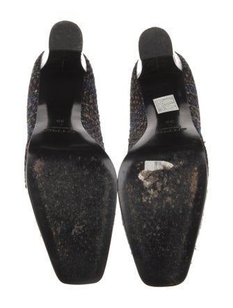 Etro Tweed Printed Pumps