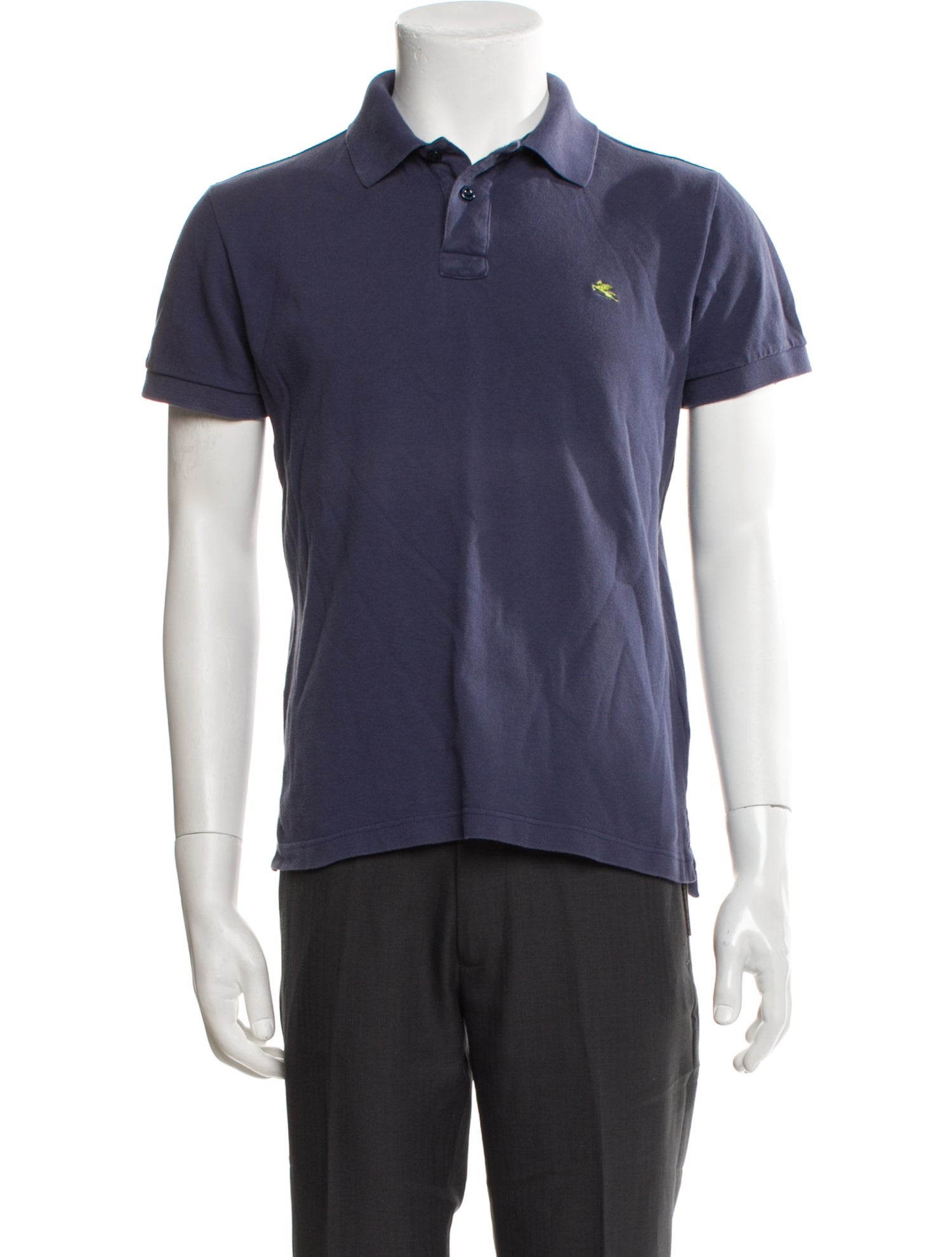 Etro Mock Neck Short Sleeve Henley