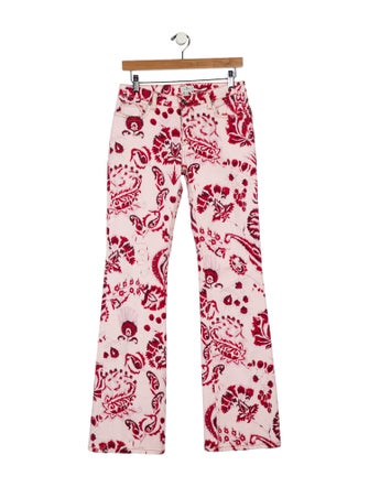 Etro Mid-Rise Straight Leg Jeans