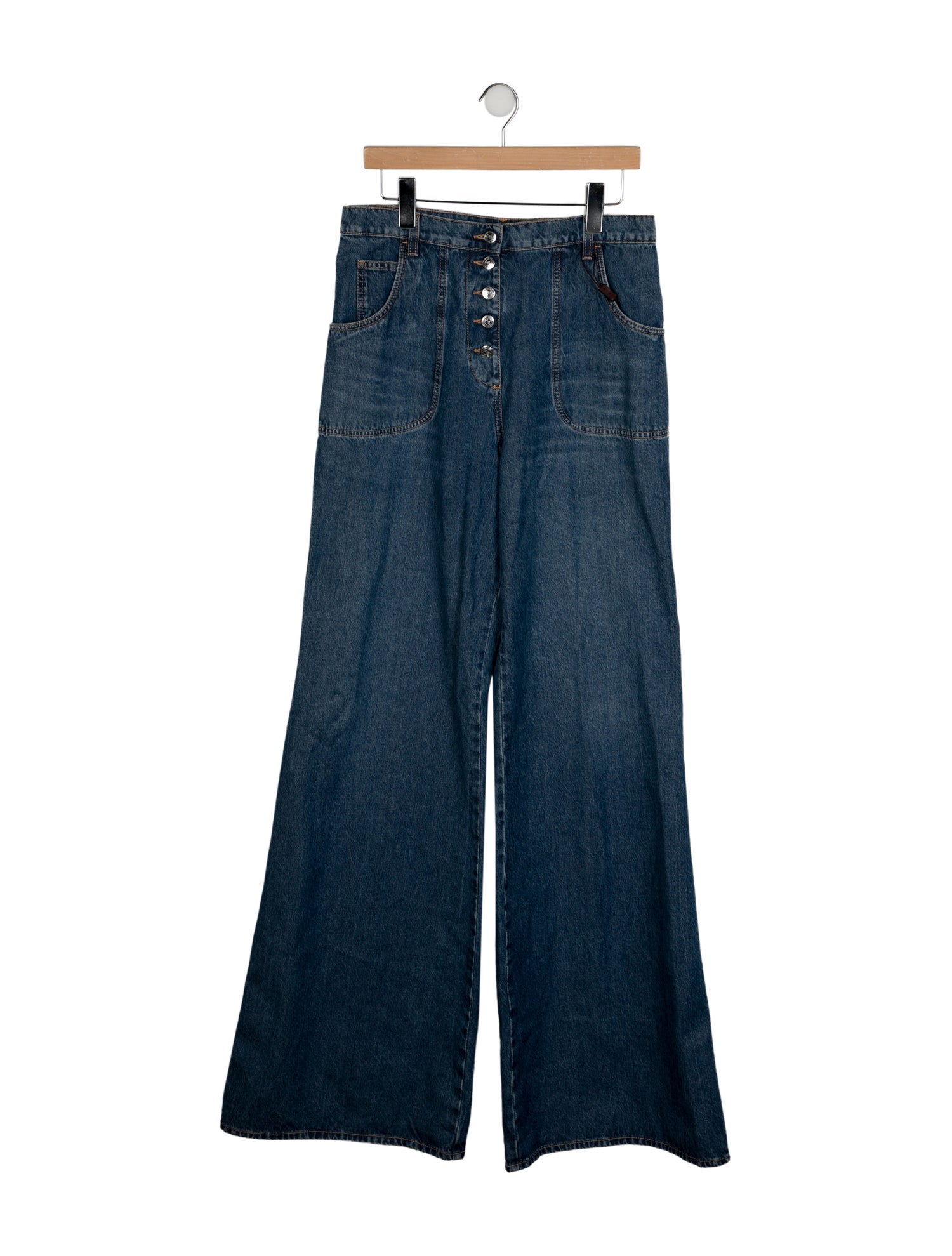 Etro High-Rise Wide Leg Jeans