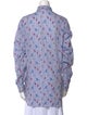 Etro Printed Long Sleeve Button-Up Top