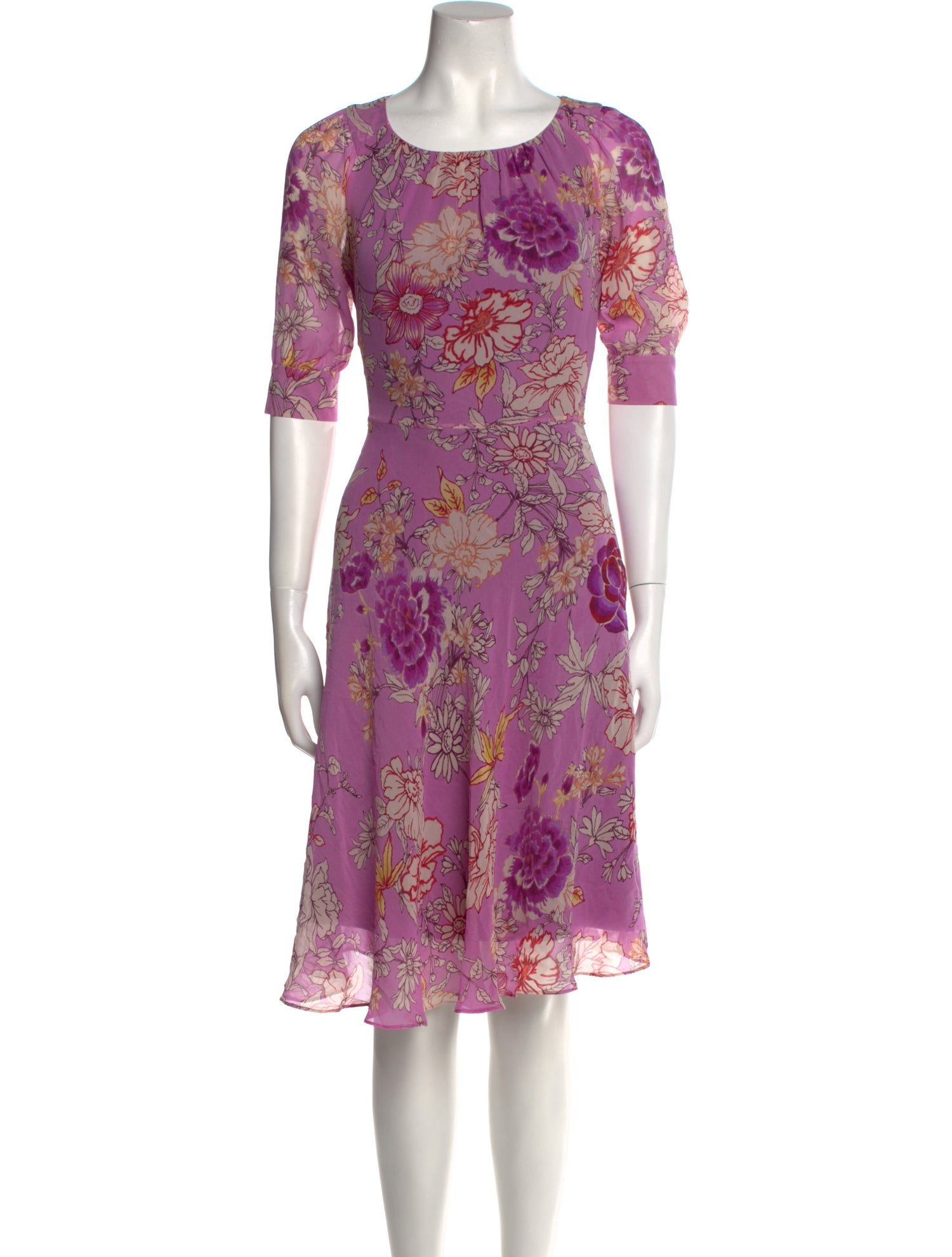 Etro Silk Knee-Length Dress