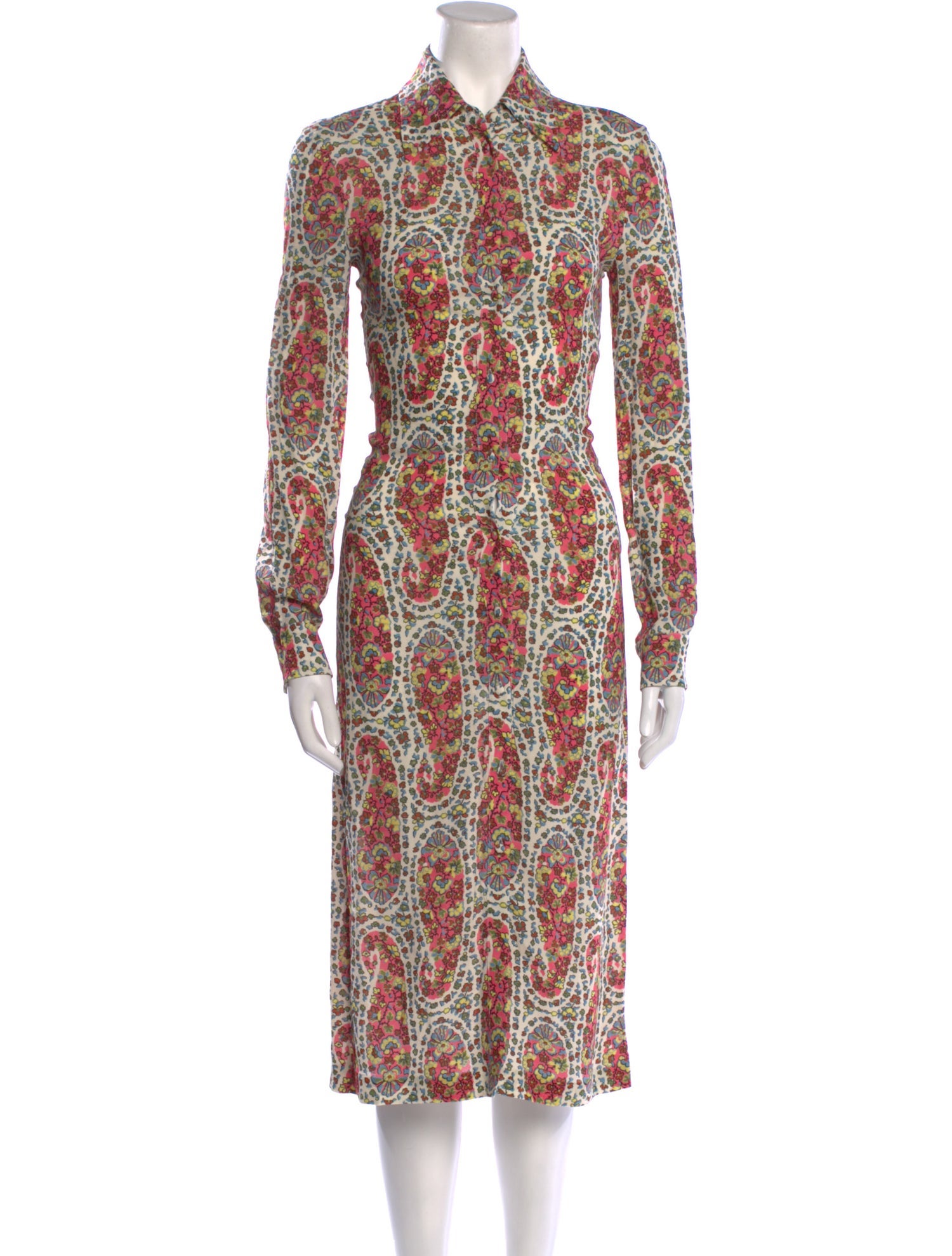 Etro Printed Midi Length Dress w/ Tags