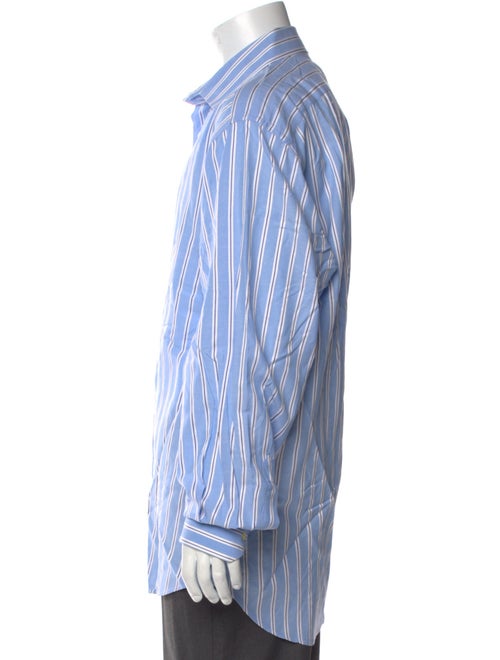 Etro Linen Striped Dress Shirt