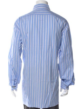 Etro Linen Striped Dress Shirt