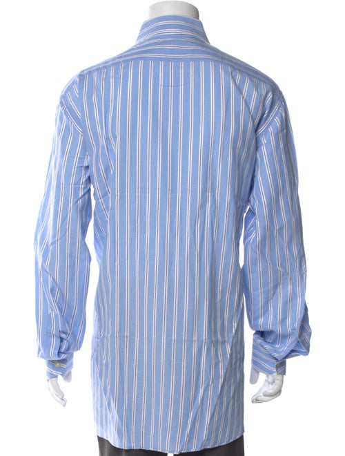 Etro Linen Striped Dress Shirt