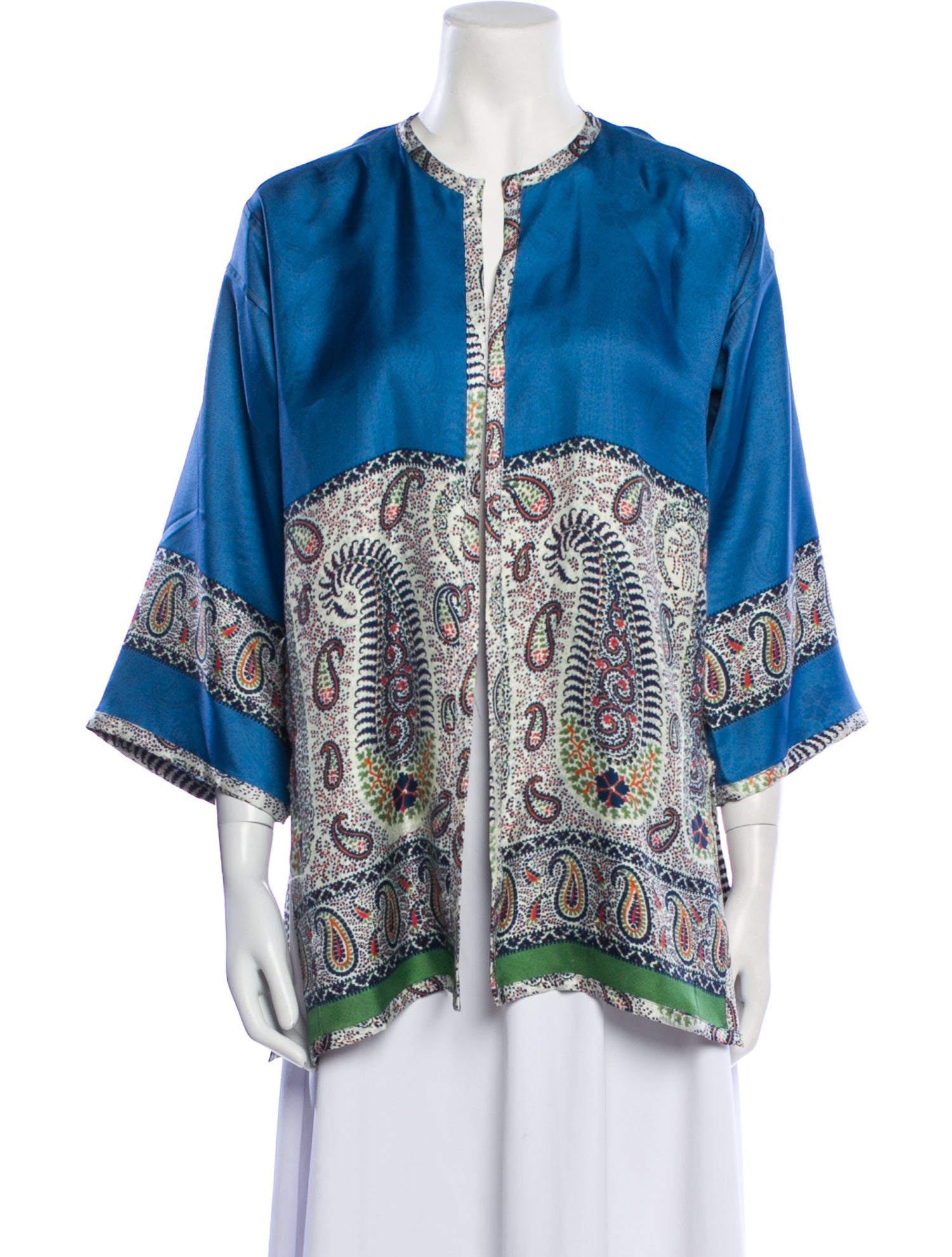 Etro Silk Printed Evening Jacket